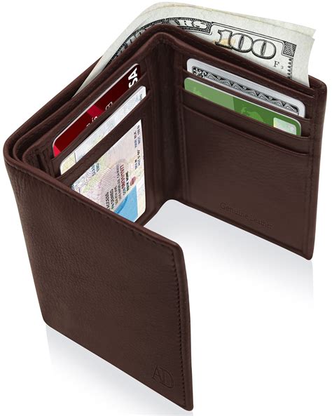 Men's Designer Leather Wallets in Bifold & Trifold